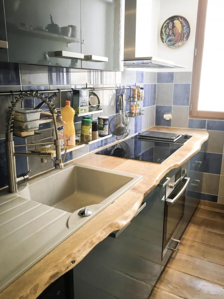 Plan de cuisine chêne clair line edge
