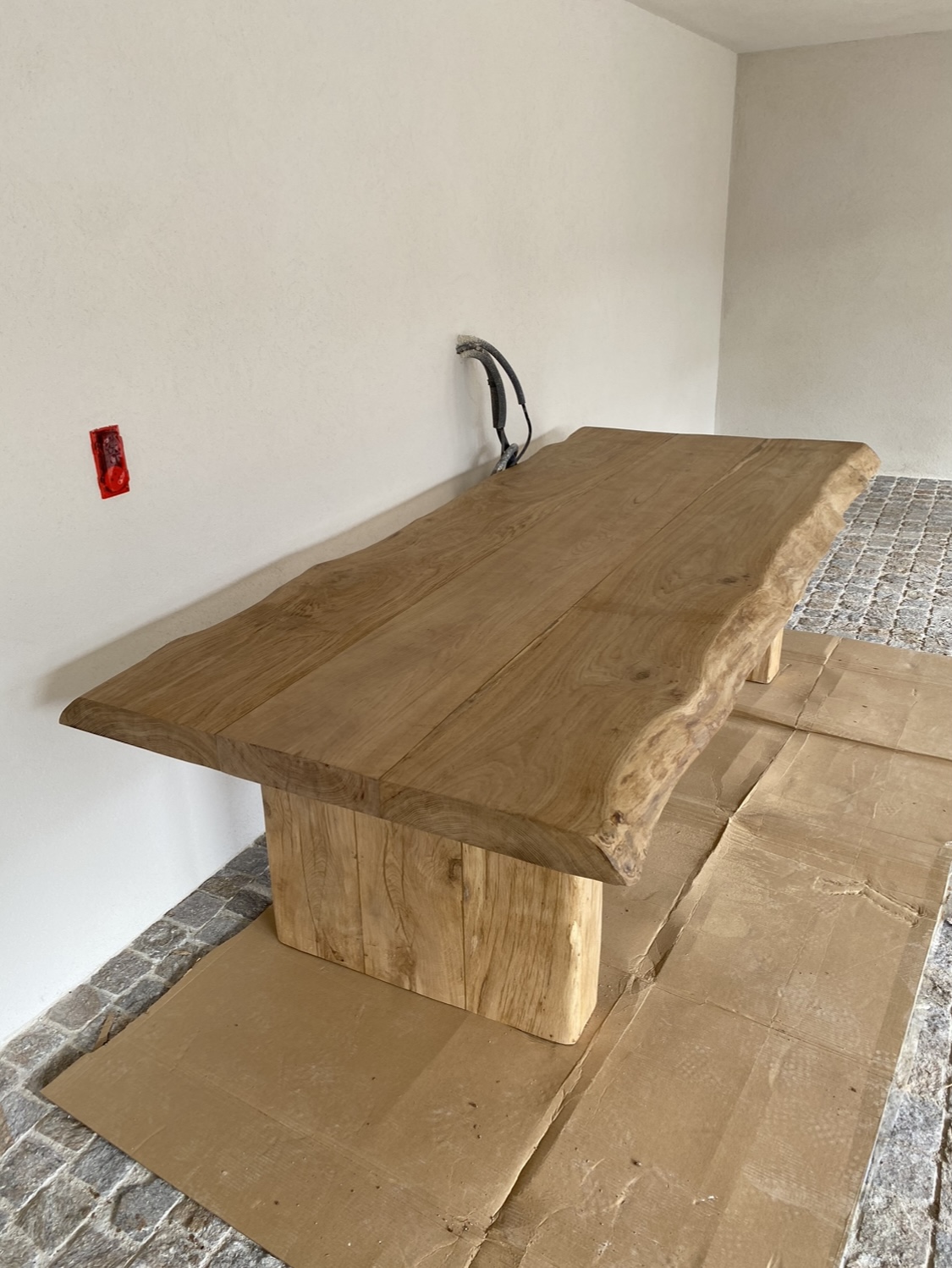 Table chêne massif épais - Aux Bois Flottés