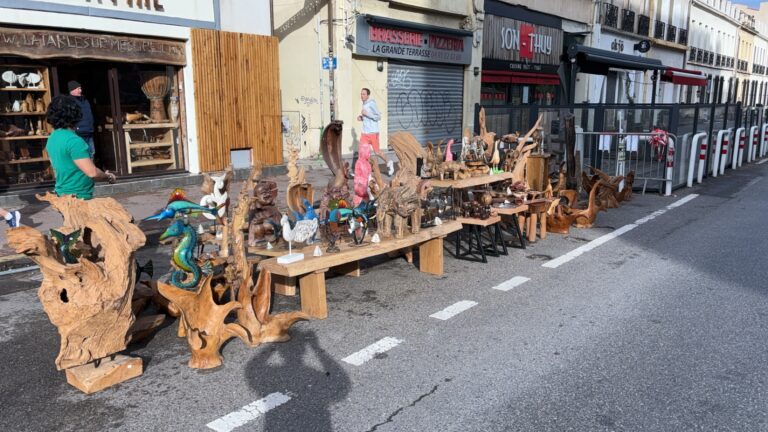 Objets de décoration bois et métal Balinais