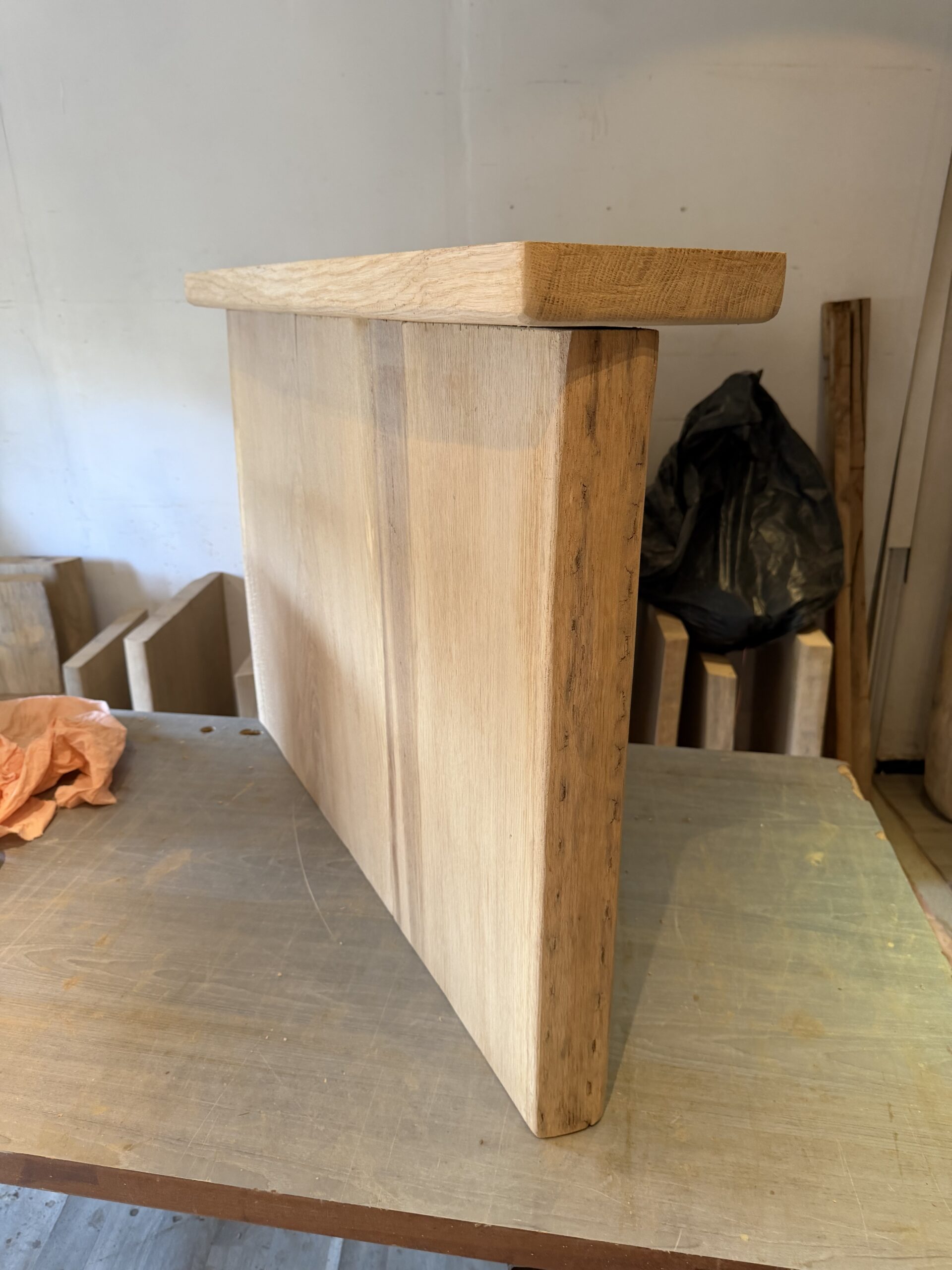 Piètements de table en chêne massif