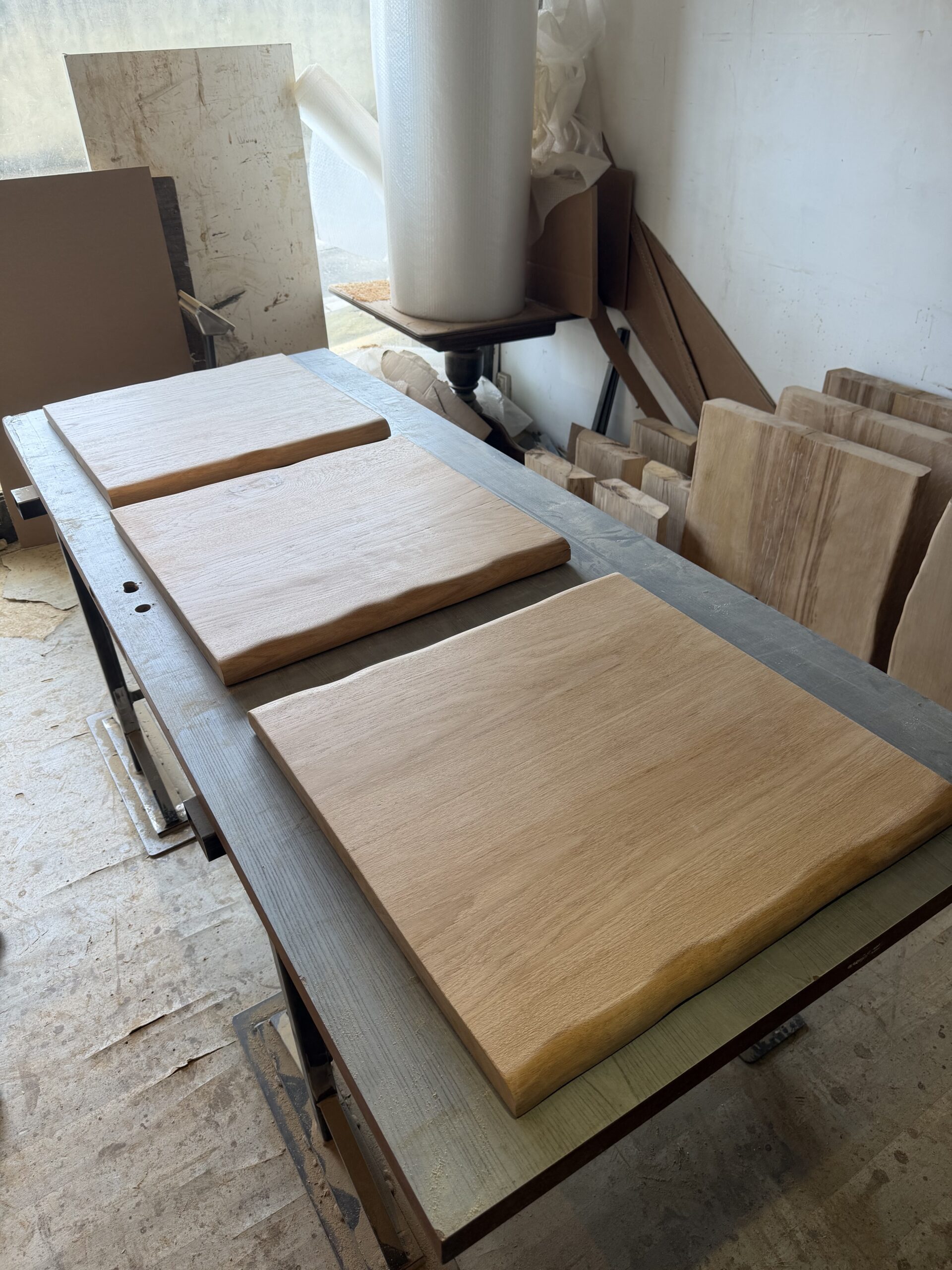 Plateaux de tables carrés pour restaurant